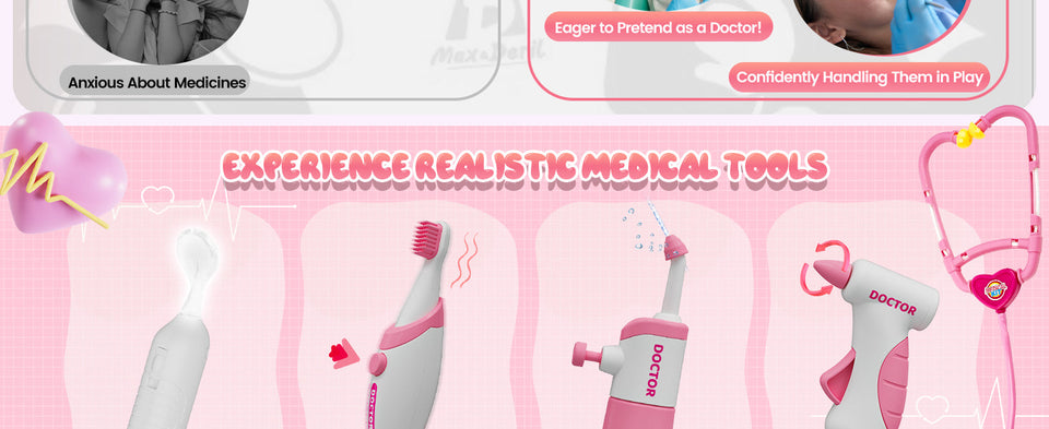 Realistic Dentist Playset for Kids