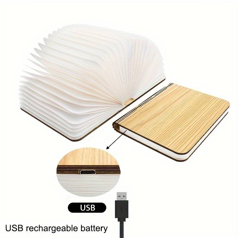 Foldable Wooden LED Desk Lamp