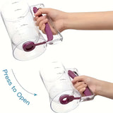Batter Hand-held Funnel Dispenser for Pancakes, Waffles & Cupcakes