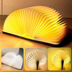Foldable Wooden LED Desk Lamp