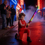 Cyberpunk Neon Electric Lightsaber Sword with Smoke Music (Toy)