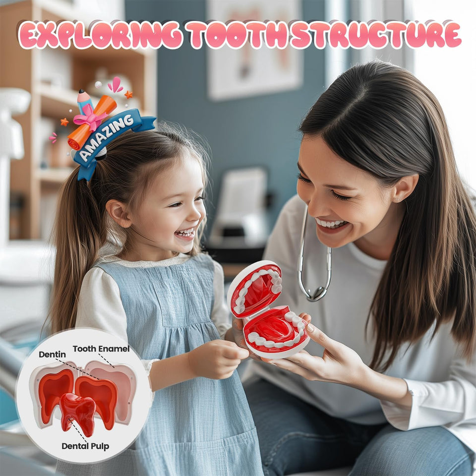 Realistic Dentist Playset for Kids