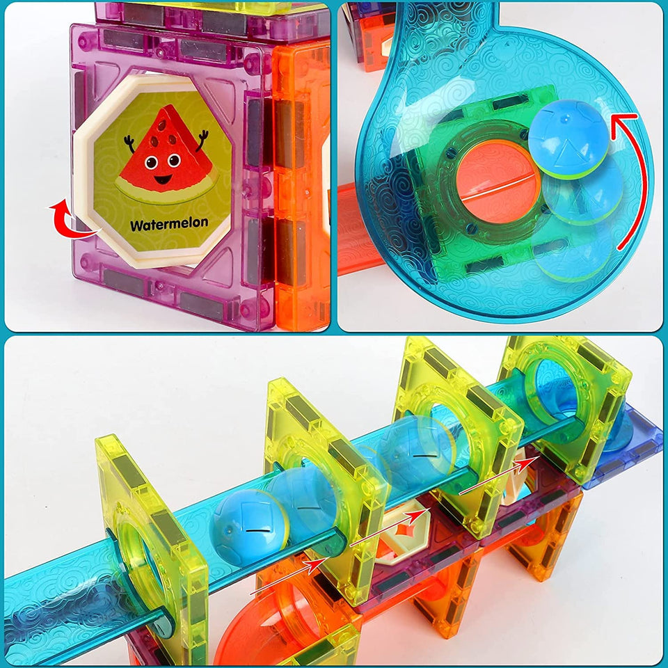 56Pcs Building Blocks  Magnetic Tiles
