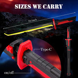 Cyberpunk Neon Electric Lightsaber Sword with Smoke Music (Toy)