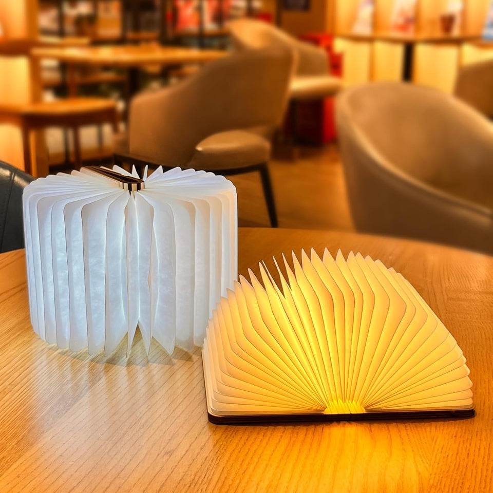 Foldable Wooden LED Desk Lamp
