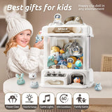 Tea Bear Claw Arcade Toy Machine with LED Lights & Sound (60-Second Challenge)