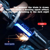 Cyberpunk Neon Electric Lightsaber Sword with Smoke Music (Toy)