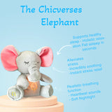 Breathing Relaxing Teddy Elephant with Calming Music, Lights