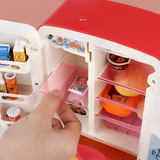 Mini Fridge Refrigerator Pretend Play - 39 pieces set