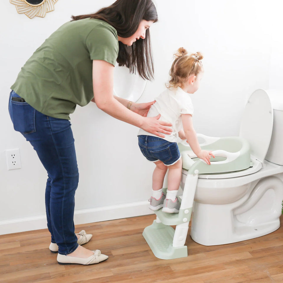 Potty Training Seat with 2 Step Ladder (Adjustable)