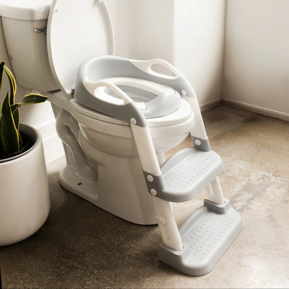 Potty Training Seat with 2 Step Ladder (Adjustable)