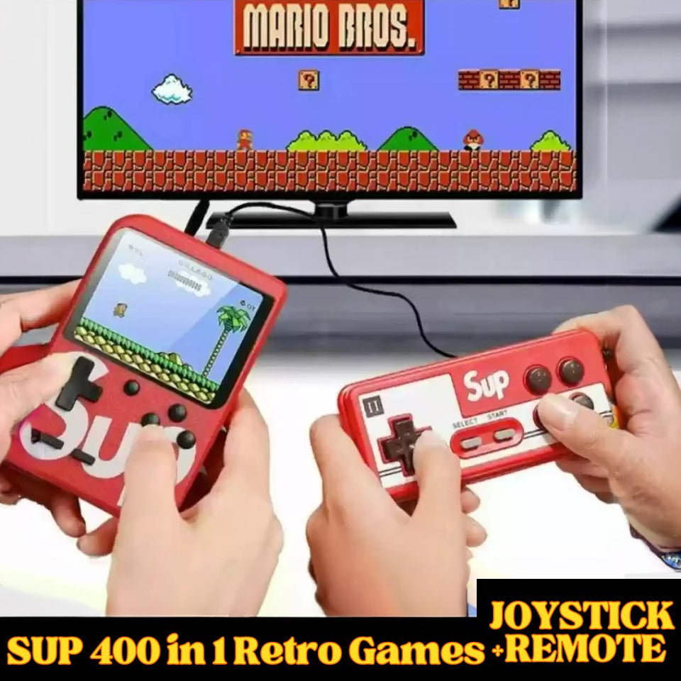 SUP 400 in 1 Games Retro Game Box with Joystick Remote Controller 🎮🍄👲🏻