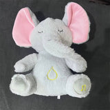 Breathing Relaxing Teddy Elephant with Calming Music, Lights