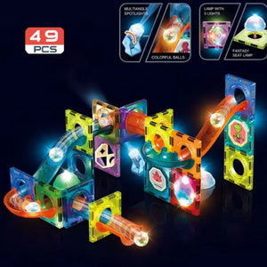 56Pcs Building Blocks  Magnetic Tiles