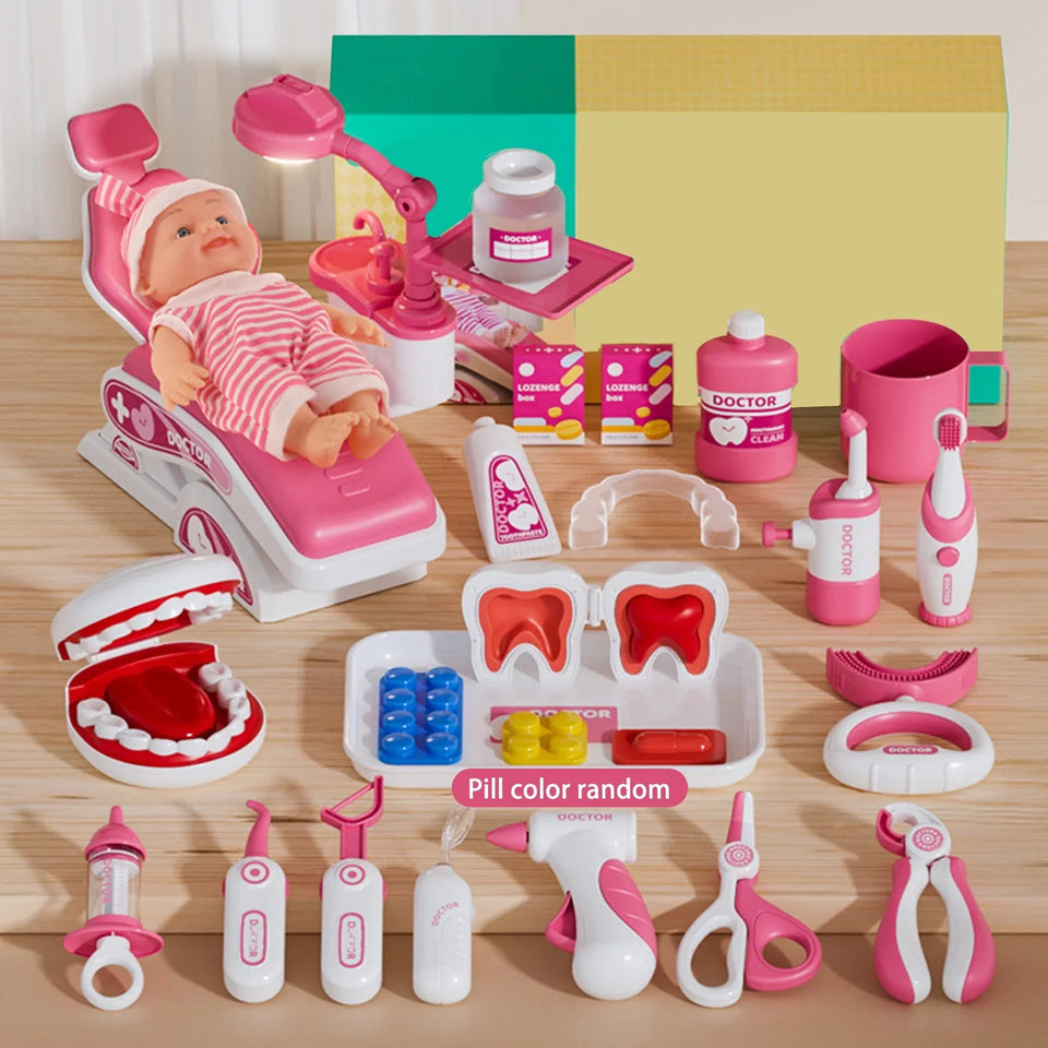 Realistic Dentist Playset for Kids