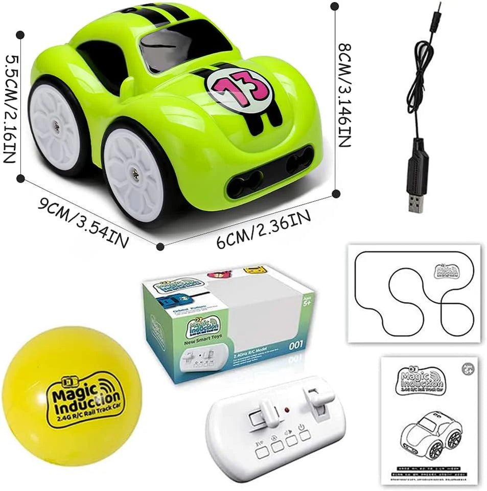 Magic Induction Track Following RC Car -  Draw, Drive & Discover