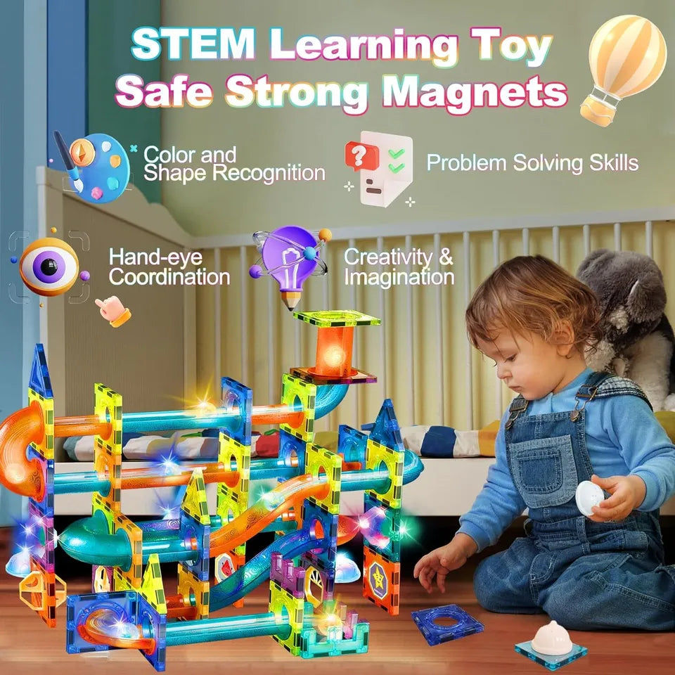 56Pcs Building Blocks  Magnetic Tiles