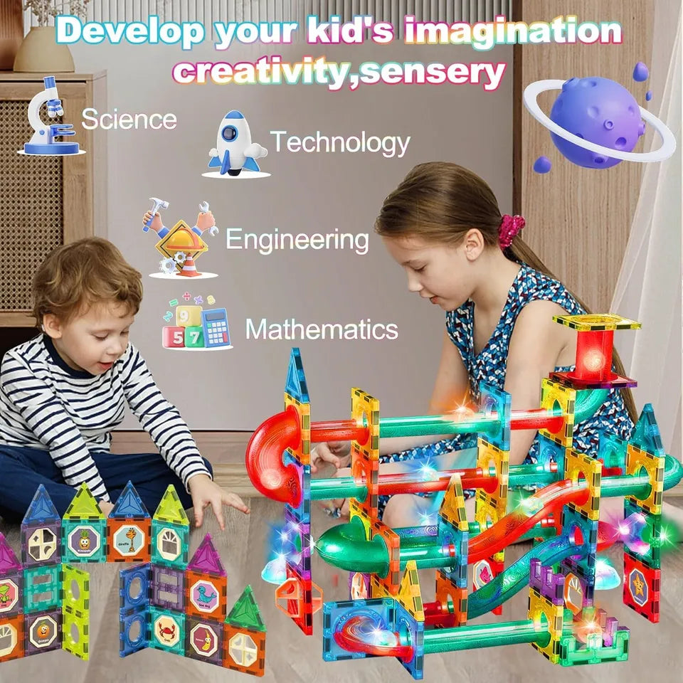 56Pcs Building Blocks  Magnetic Tiles