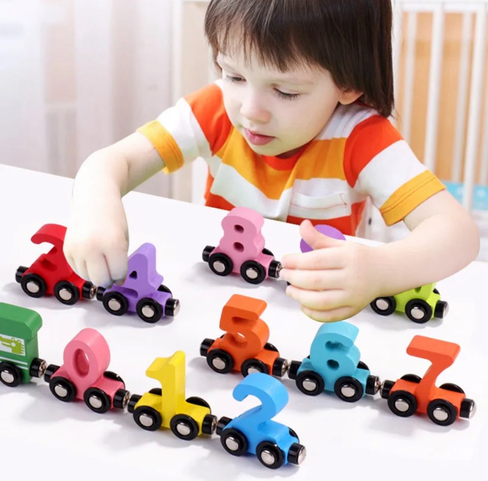 Magnetic Vehicle Number Train