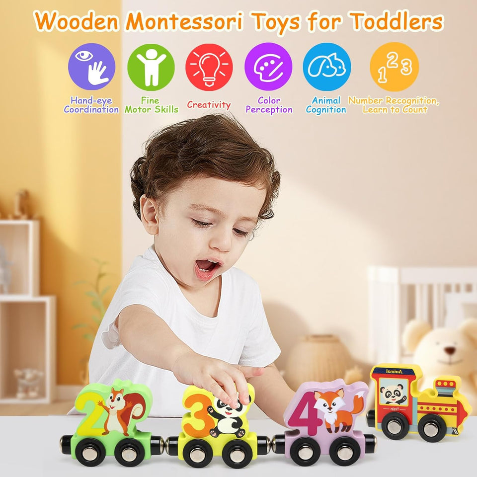 Magnetic Vehicle Number Train