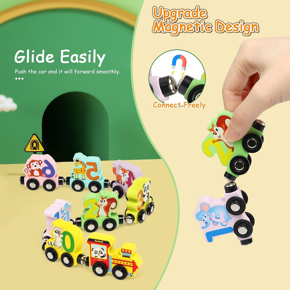Magnetic Vehicle Number Train