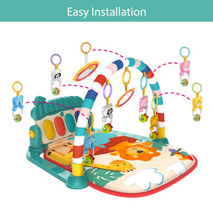 MUSICAL BABY PLAY GYM PIANO FITNESS RACK