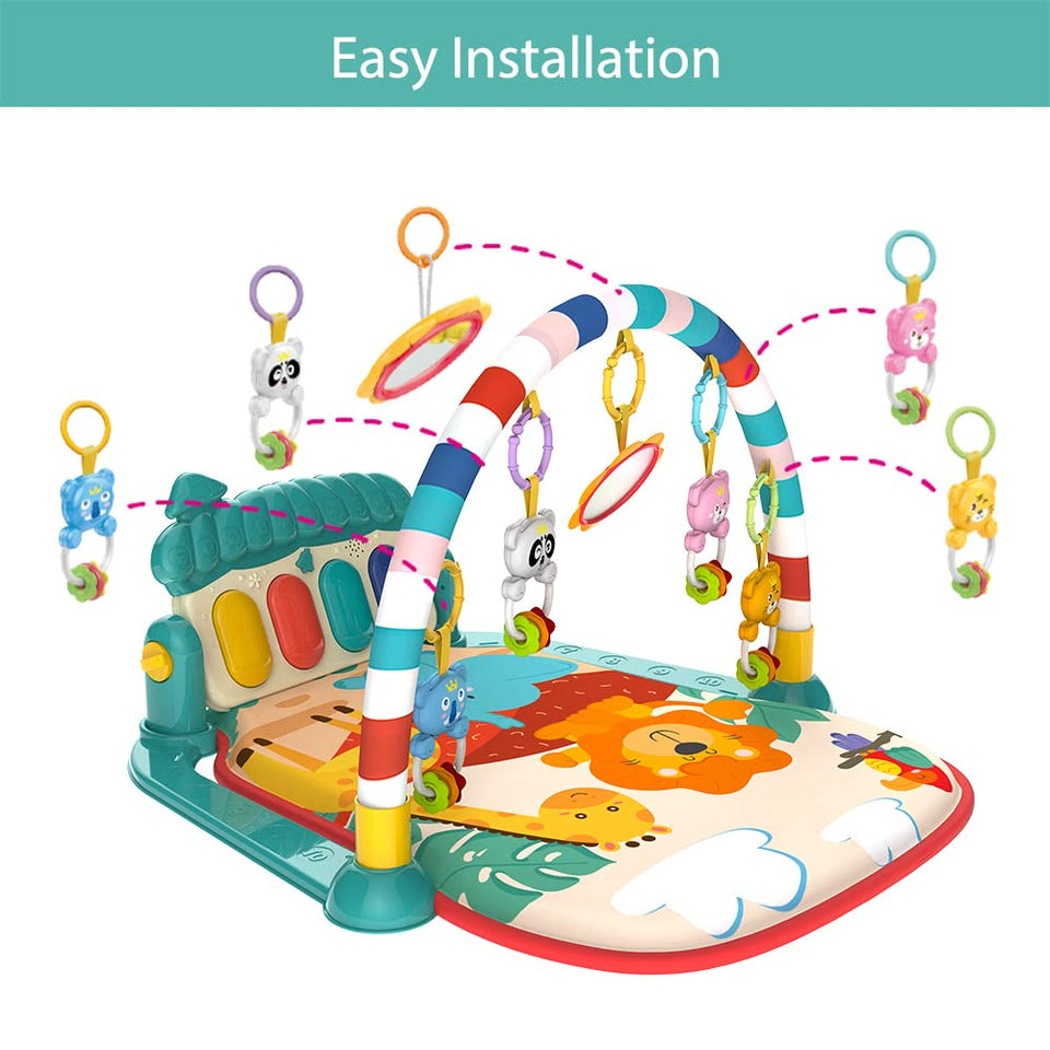 MUSICAL BABY PLAY GYM PIANO FITNESS RACK