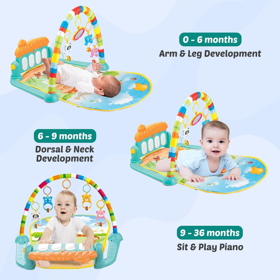 MUSICAL BABY PLAY GYM PIANO FITNESS RACK