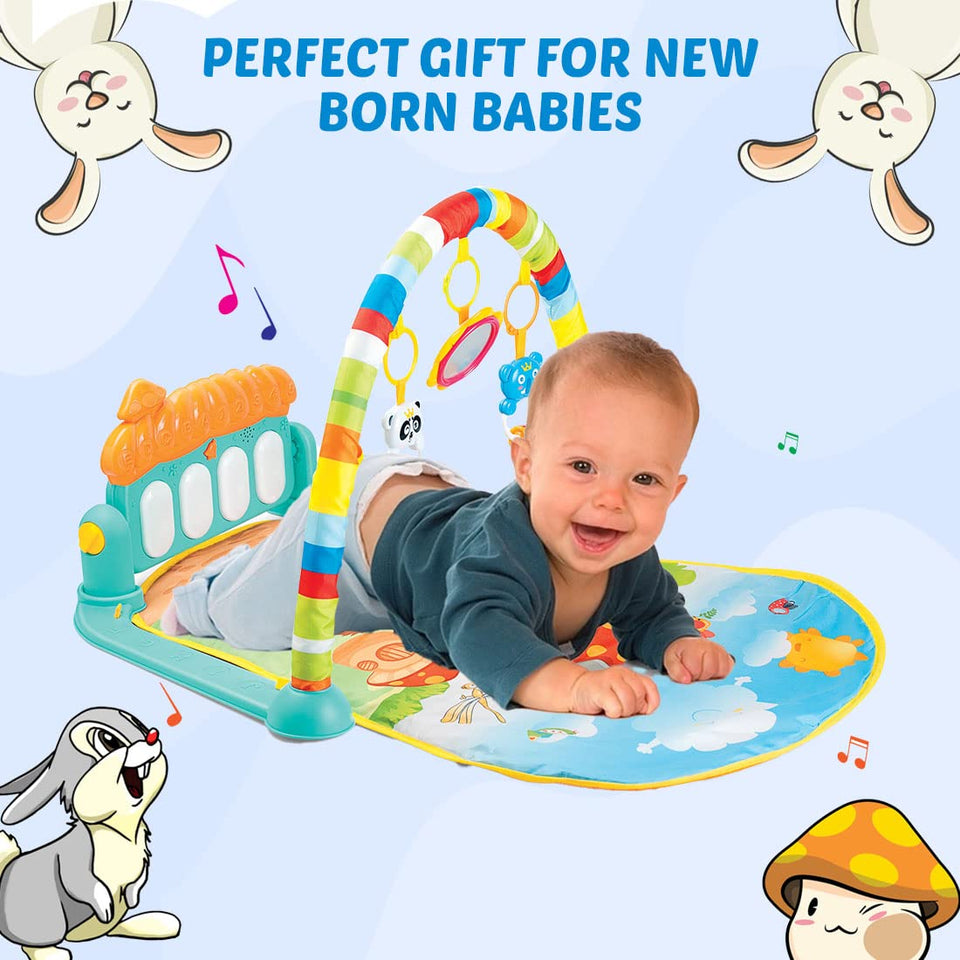 MUSICAL BABY PLAY GYM PIANO FITNESS RACK
