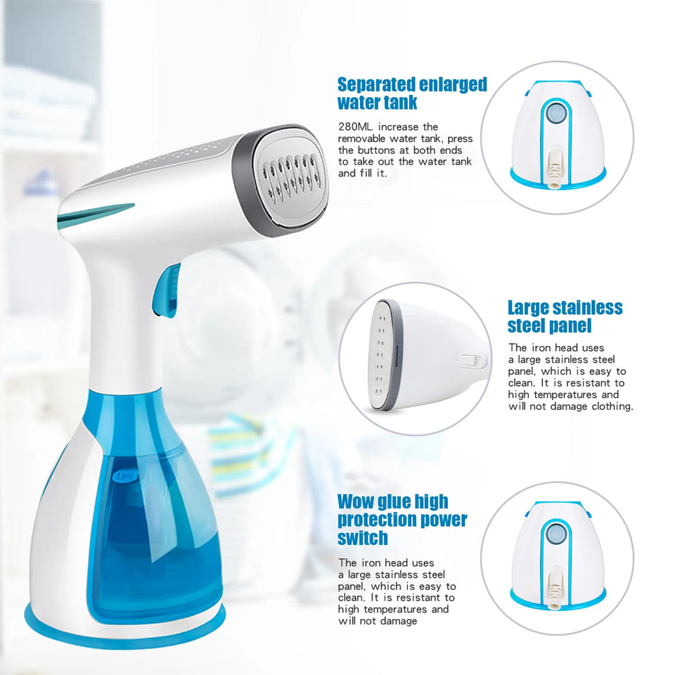 Portable Handheld Garment Clothes Steamer