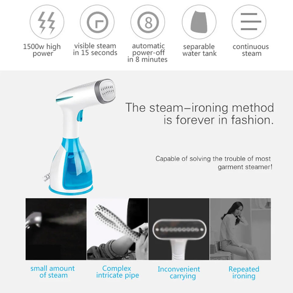 Portable Handheld Garment Clothes Steamer