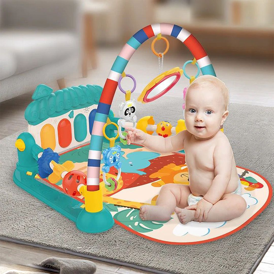 MUSICAL BABY PLAY GYM PIANO FITNESS RACK