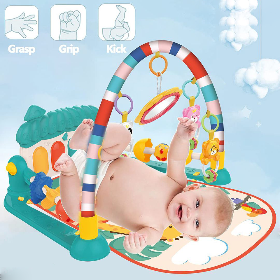 MUSICAL BABY PLAY GYM PIANO FITNESS RACK